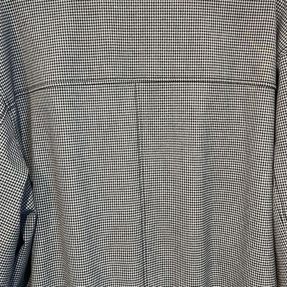 Club Monaco Men’s Black/Grey Houndstooth Zip‎ Up Lined Jacket Size XL - Picture 8 of 14